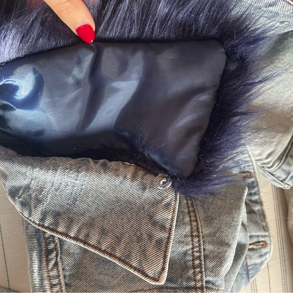 Tuckernuck Denim Jacket with Removable Fur Collar - Picture 8 of 8